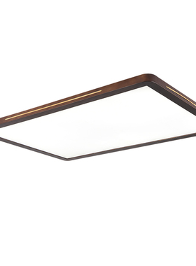 新中式实木吸顶灯led超薄客厅灯2022年新款大厅灯简约中国风灯具