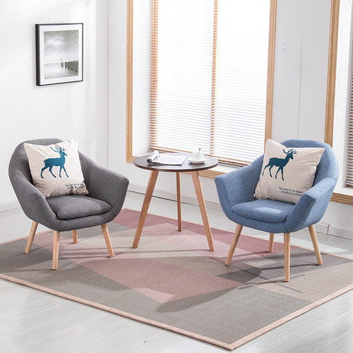 单人沙发懒人沙发小户型北欧简约家用客厅卧室迷你阳台休闲椅组合