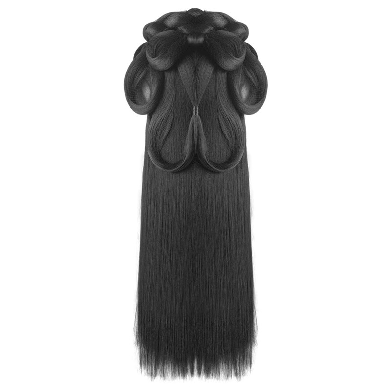 魏晋风战国袍汉服假发包一体式懒人全套头饰古风发髻古装垫发造型