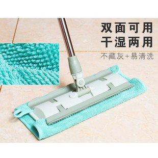擦地抹布平板拖布替换布拖地布拖把夹布家用擦地板专用毛巾不掉毛