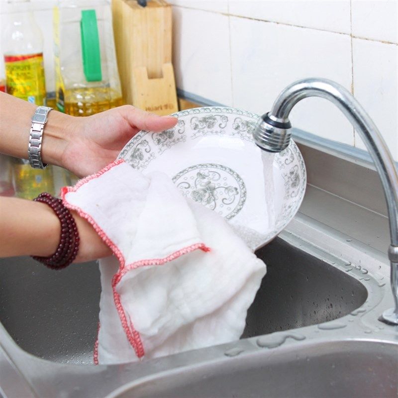 洗碗的沙布全棉纱洗碗布不掉毛不沾油吸水易清洗抹布擦桌纯棉厨房,家庭/个人清洁工具,抹布,淘宝优惠券,粉丝福利购,淘宝优惠卷