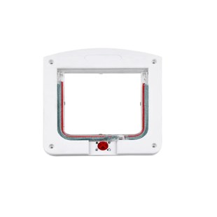 宠物猫门洞猫咪狗双向自由进出板安装门上开狗洞猫洞出入自动猫门