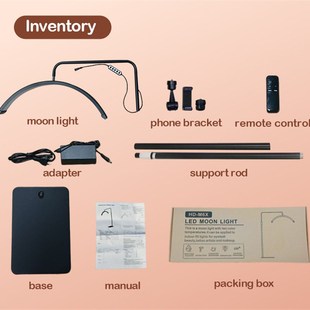 半月美容灯美甲纹眉美睫毛LED护眼U型补光落地灯美容纹绣灯