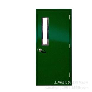 钢质防火门 /防火门带观察窗 /对开带玻璃防火逃生门质量保证
