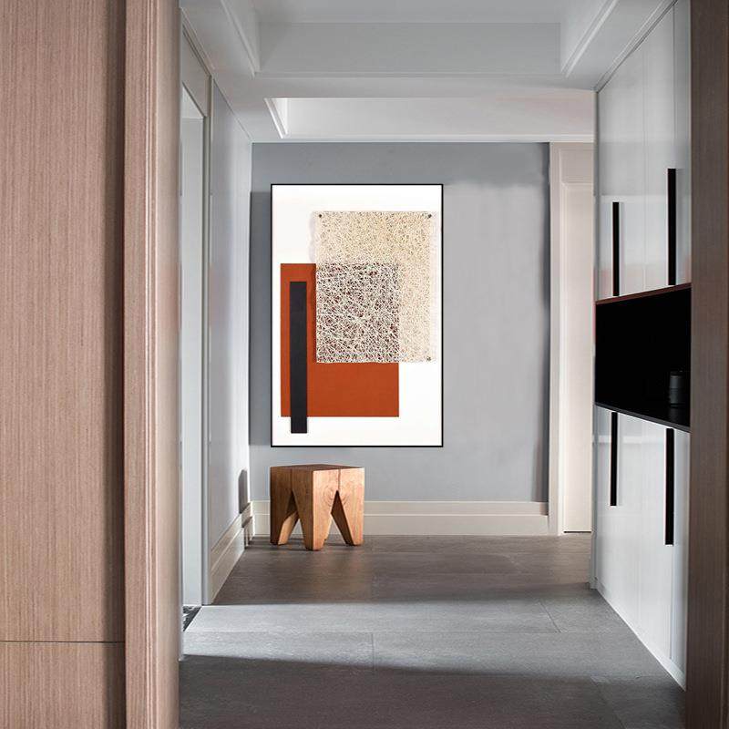 画心艺术立体实物装置画卧室挂画过道玄关装饰画长方形壁画艺术画