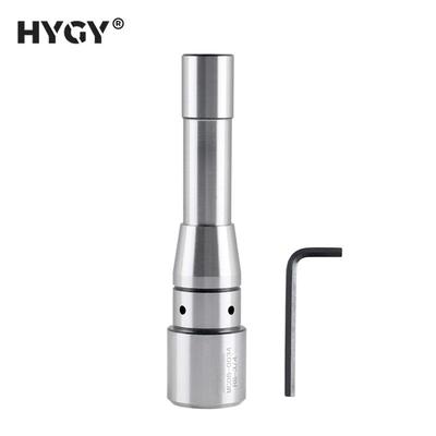 磁力钻接杆R8-3/4外冷空心钻夹具R8-19.05内冷磁座钻空心夹具接杆