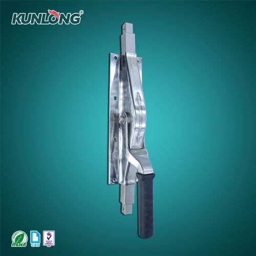 尚坤密闭压缩门锁SK1-387A不锈钢迫紧门把手连杆式三点锁