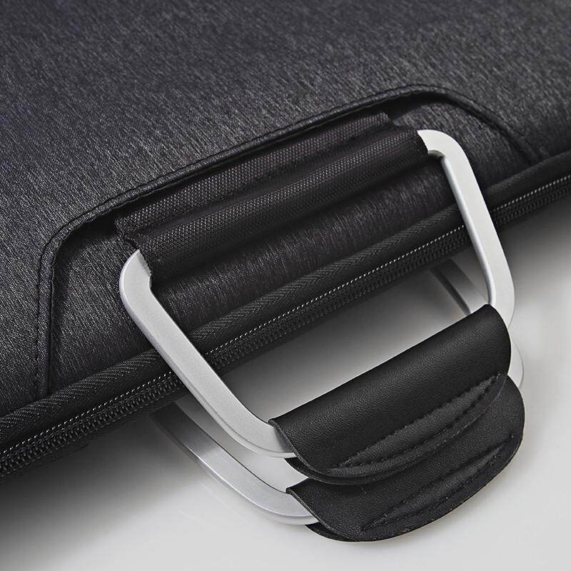 商务办公手提包帆布公文包铝合金手提手柄会议文件袋定制包男女