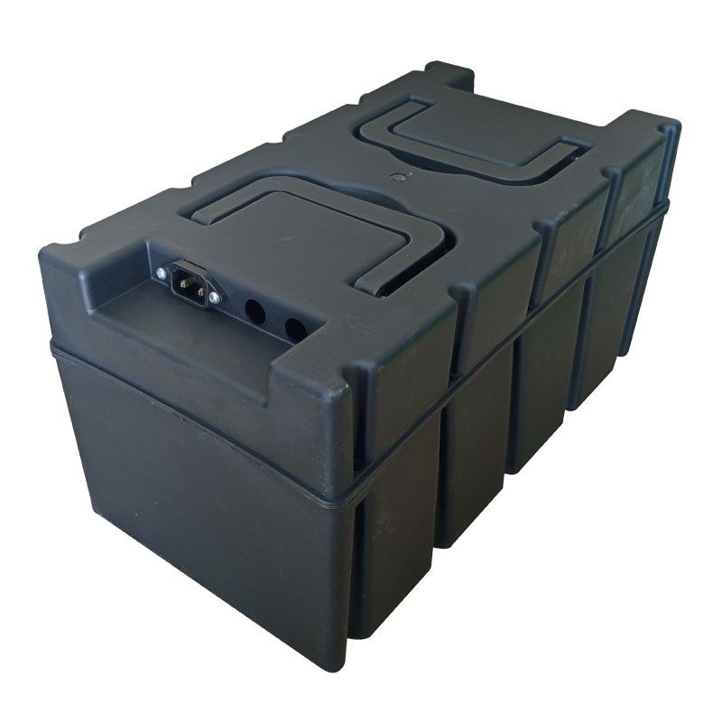电动车电池盒三轮车电瓶盒48V20A60V32A塑料外壳三轮车电池箱子