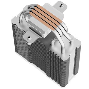 ARGB幻彩屏风冷散热器 WHITE刺客4热管数显版 利民AX120R DIGITAL