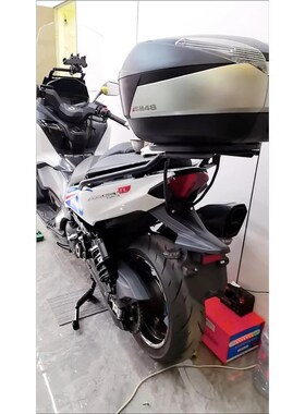 适用三阳TL508尾架后货架MAXSYM500后备箱TL500行李支架304不锈钢