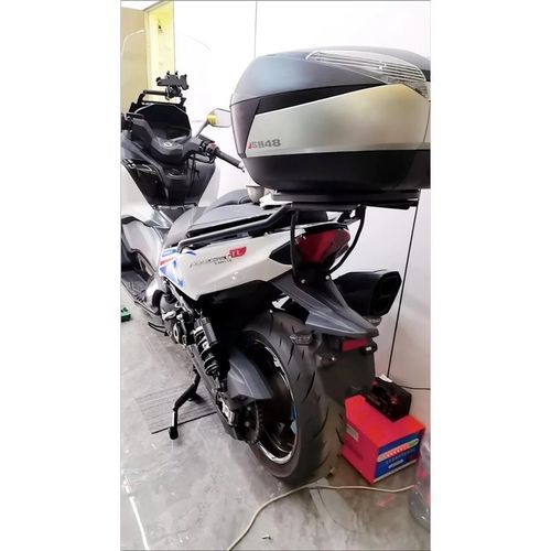 适用三阳TL508尾架后货架MAXSYM500后备箱TL500行李支架304不锈钢