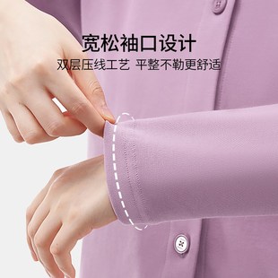 春织2024中老年人睡衣上衣女士春秋纯棉妈妈家居服男士居家服套装