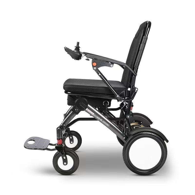 小飞哥碳纤维电动轮椅轻便智能全自动折叠残疾老人专用代步车便携