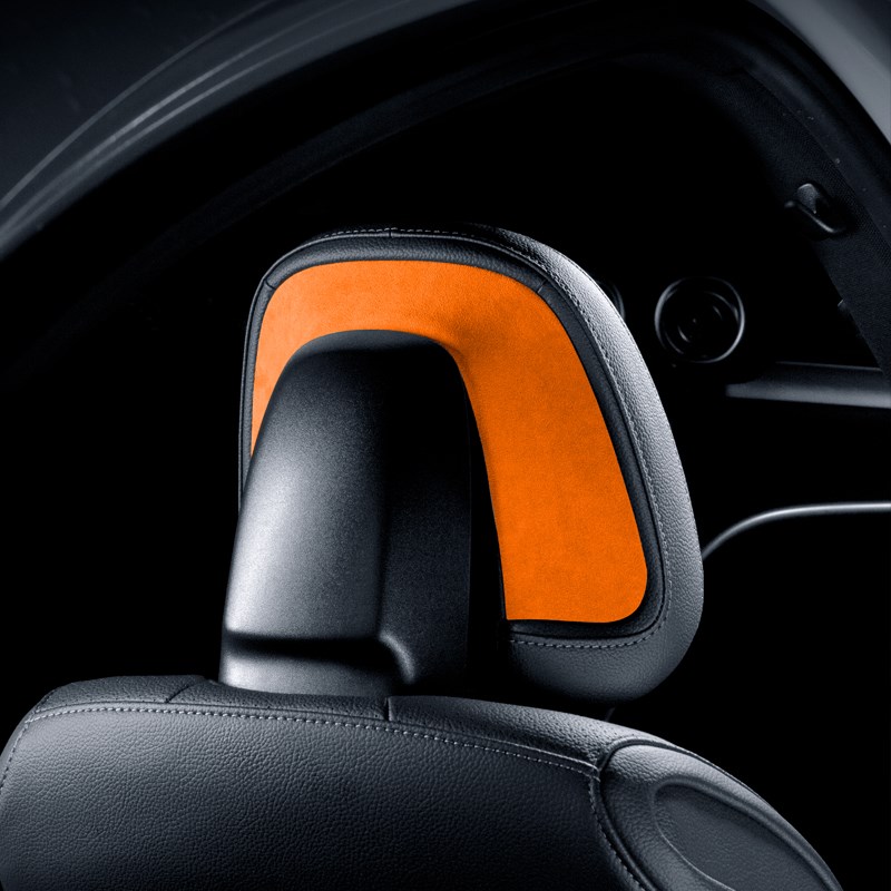 梵汐适用奔驰c260l车内用品座椅头枕上装饰贴C200l汽车改装件配件