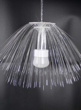 LED光纤水母灯七彩变色户外防水美陈亮化装饰酒吧清吧吊顶氛围灯