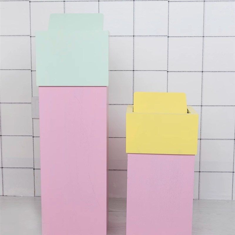 奶油风网红原田治垃圾桶大号客厅落地摆件沙发旁家用创意软装饰品,家居饰品,落地摆件,淘宝优惠券,粉丝福利购,淘宝优惠卷