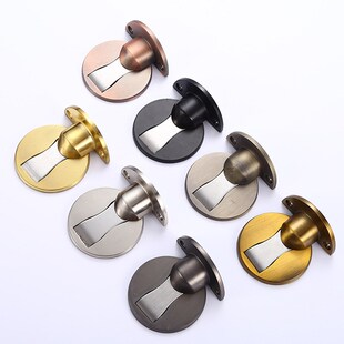 地吸门吸加厚免打孔新款磁性挡门防撞限位器地砖加高磁力防撞磁力