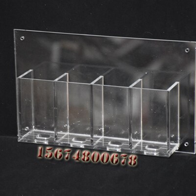 透明黑色美容美发理发宠物店电推剪剪刀滚梳卷梳挂墙收纳工具架子