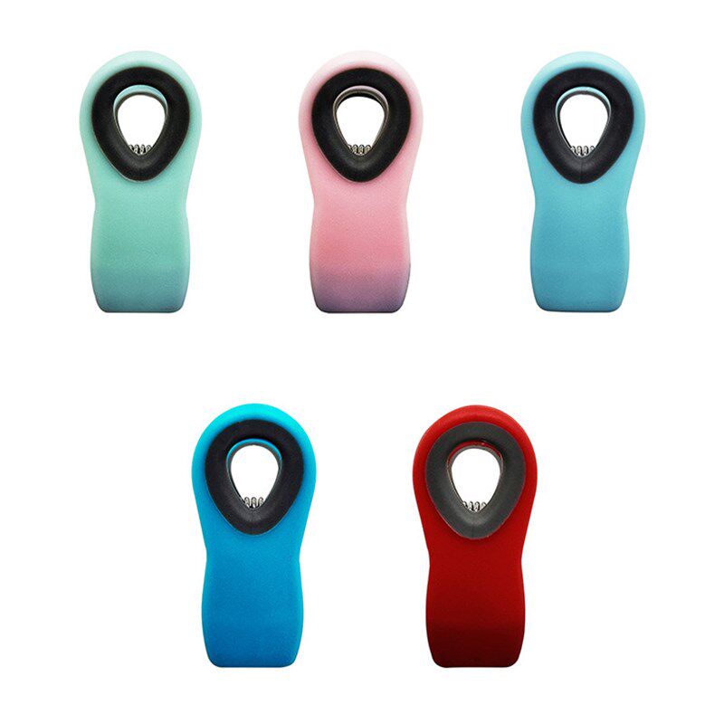 厨房磁吸夹子 冰箱留言条照片吸铁石夹 家居保存防潮塑料PP密封夹