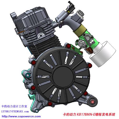 电动客车增程器8KW锂电增程器支持电压72V-600V