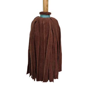 墩布纯手工超细纤维无尘布吸水拖布木杆传统老式地拖圆头拧水拖把