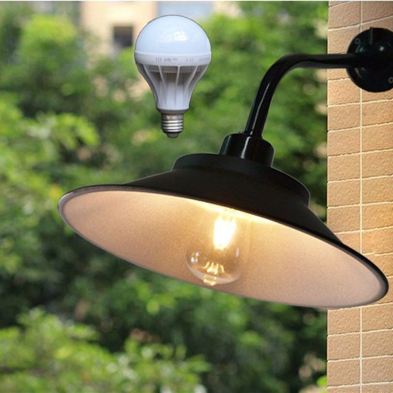 户外路灯铝罩 防水马路灯罩LED弯杆灯过道灯门口壁灯 室外照明灯,家装灯饰光源,工矿灯具,淘宝优惠券,粉丝福利购,淘宝优惠卷