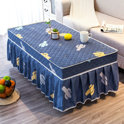 茶几桌布北欧长方形客厅全包蕾丝茶几罩套垫家用餐桌布艺电视柜罩