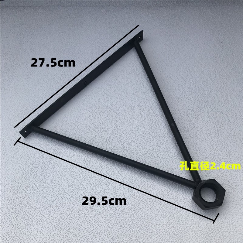 服装店挂钩展示配件 金属三角支架上墙挂钩 墙上壁挂