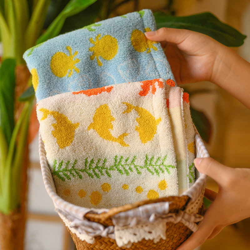 海洋系列毛巾女纯棉可爱卡通复古高级全棉柔软家用吸水洗脸面巾,居家布艺,毛巾/面巾,淘宝优惠券,粉丝福利购,淘宝优惠卷