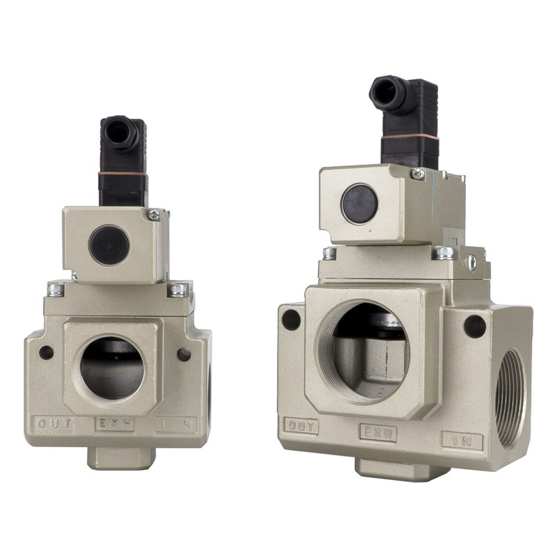 大型三通真空电磁阀VP3165V/VP3185V-10/12/14/203/4/5DA1 插座式