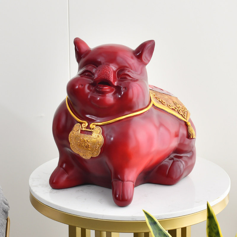 特大号储蓄罐招财金猪摆件创意大人只进不出超大容量存钱罐不可取