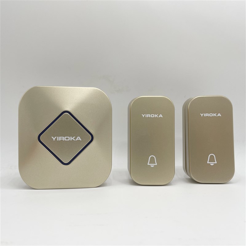 家用无线门铃开关自发电不用电池防雨防水超远距离老人智能呼叫器