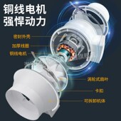排气扇厨房抽油烟机家用强力排风扇管道大功率换气扇加大烟罩商用