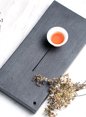 1350C高温陶瓷 储水茶盘简约干泡茶台家用功夫茶具托盘陶瓷小茶海