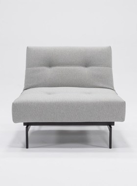 依诺维绅北欧简约客厅单人位沙发ILB布艺可折叠组合多功能沙发椅