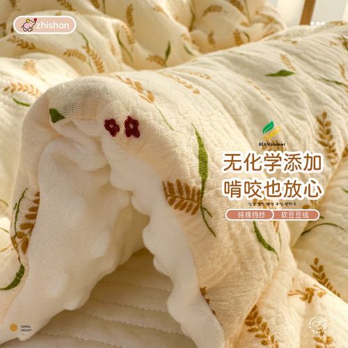 婴儿床垫褥子真大豆棉新生宝宝儿童床垫子幼儿园床小被褥垫子A类