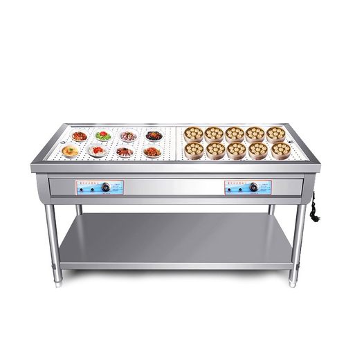 台式商用快餐保温台蒸菜台浏阳小碗菜包子蒸笼保温立式定制保温车