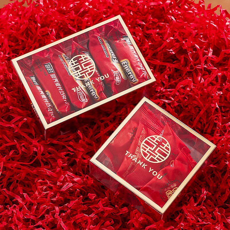 高级感透明PVC糖果盒大号结婚喜糖盒子简约包装婚礼伴手礼盒空盒