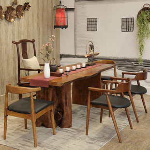 整张大木板定制榆木板材料长2米隔板板子厚5cm实木拼装圆形桌面板