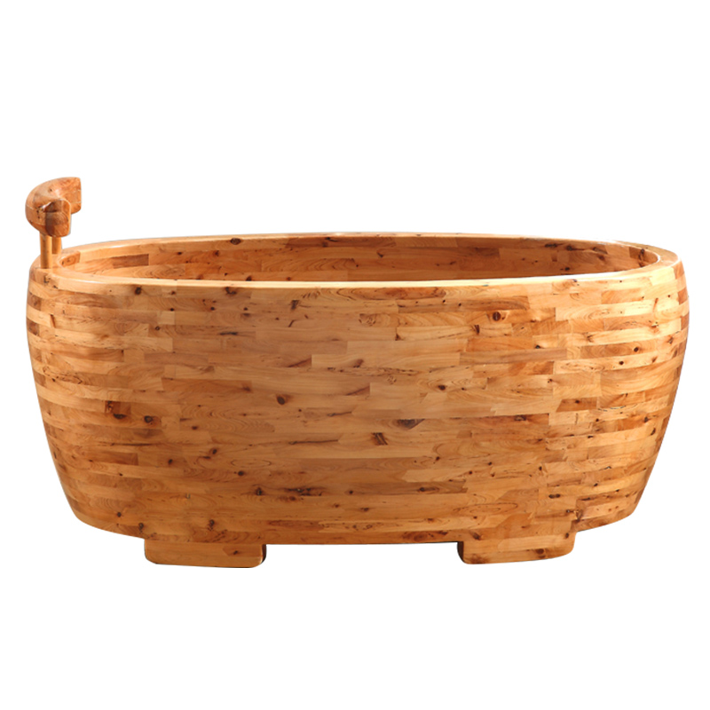 杉琦美容院加厚木桶浴桶成人实木泡澡桶浴缸洗澡桶浴盆木质沐浴桶