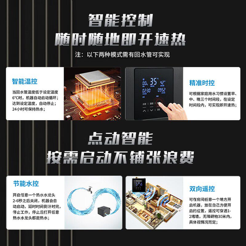 四季沐歌(MICOE)家用空气能热水器零冷水循环外置别墅自建房