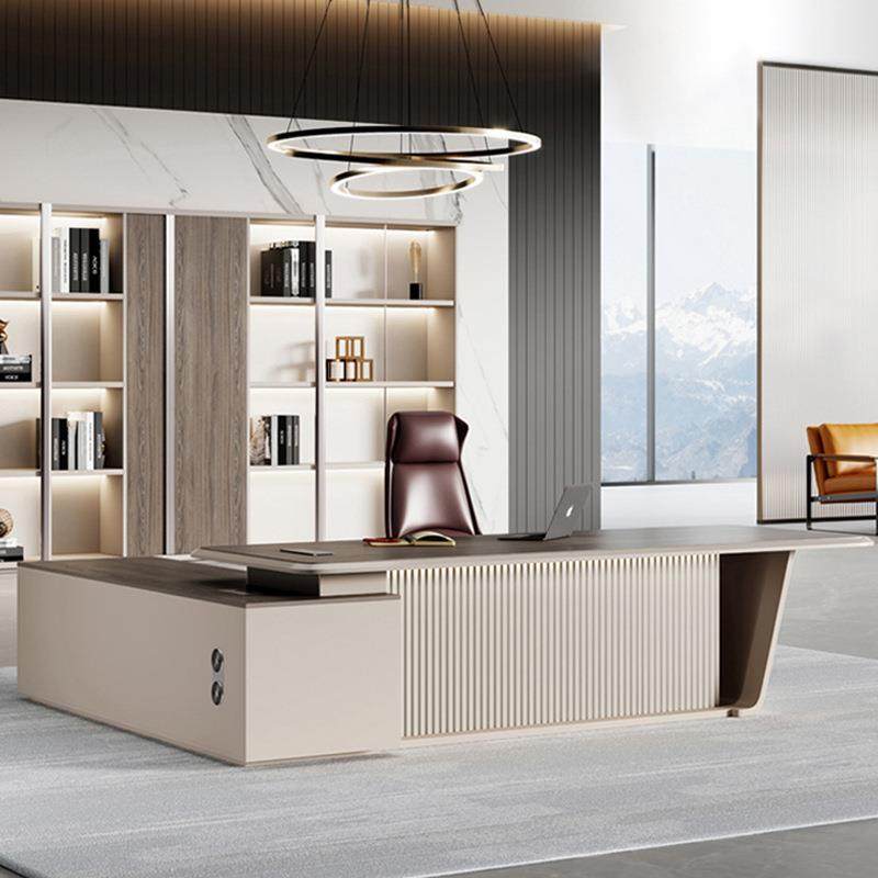 办公家具桌子办公室老板桌总经理单人老板桌公桌简约现代大班台桌