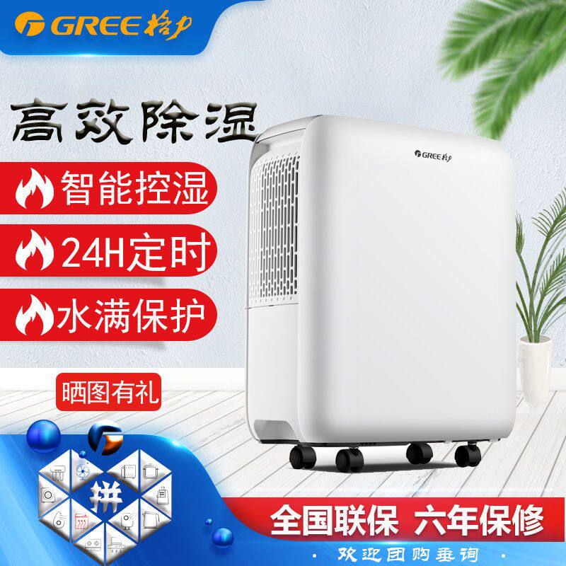 除湿机12L家用除湿器客厅卧室干衣柜地下室智能干燥机DH12EA