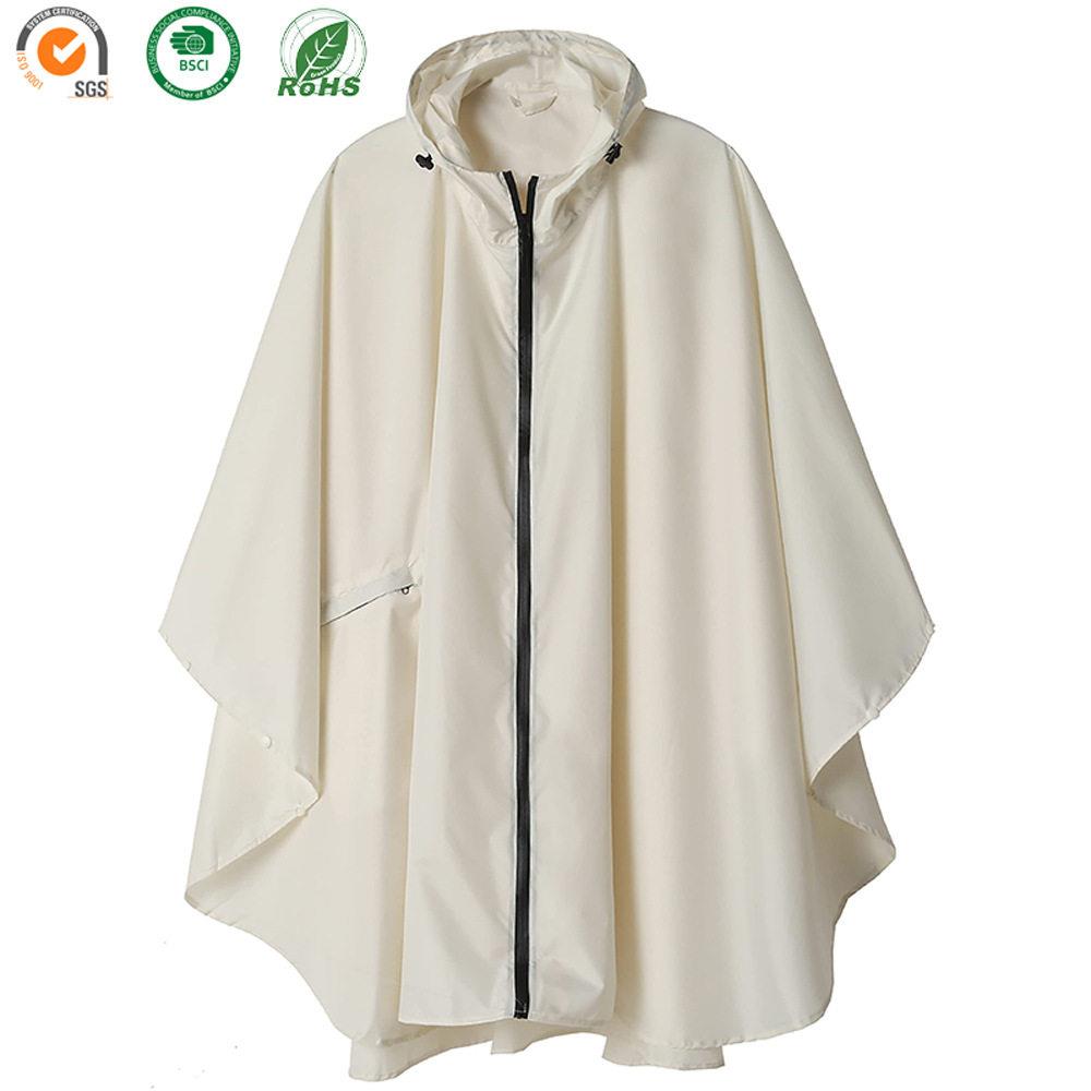 户外徒步登山便携式垂钓披风防水雨服可印制LOGO成人涤纶雨披