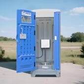 户外工手地景移厕所成品动环HKP保区塑料公共卫生间户外临时洗间