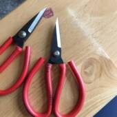 工剪刀业民厂用剪刀槽70040剪刀黑塑碳钢不锈柄厨房尖头剪子家