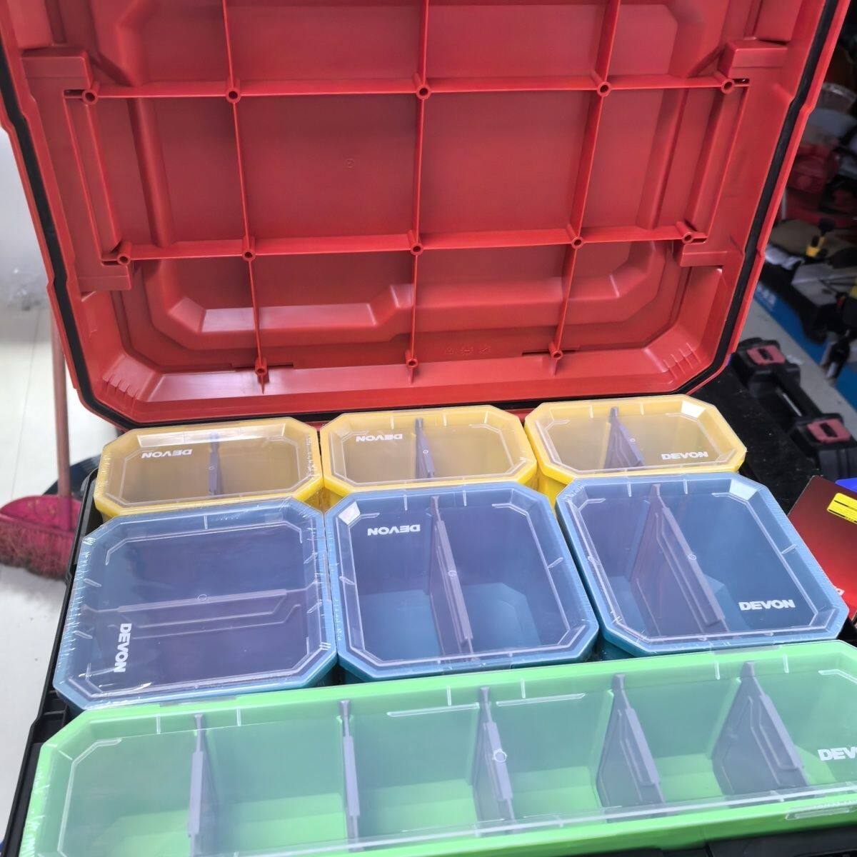 大有工具箱收纳盒组合多功能整理堆叠大有收纳箱全家福
