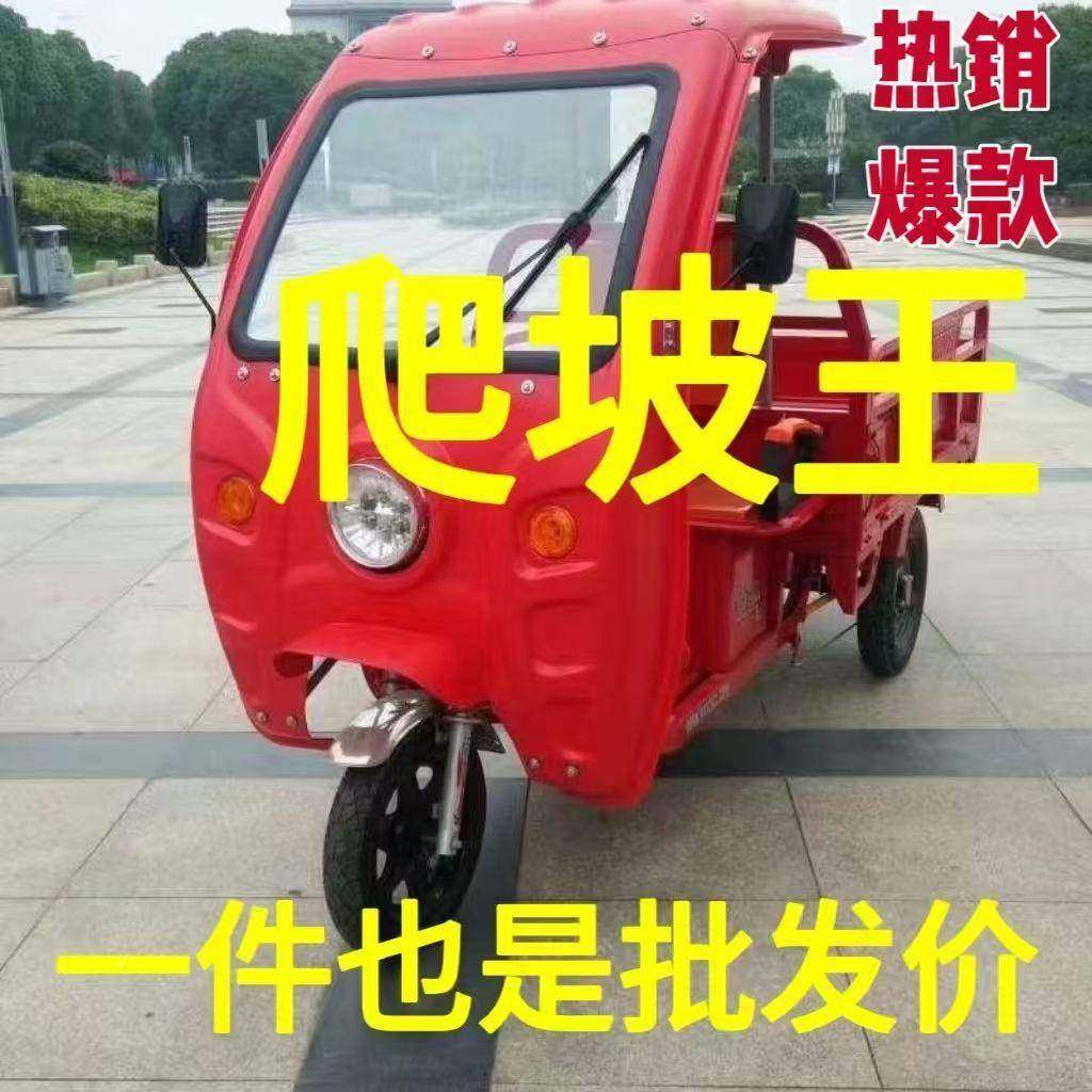 电动电动车山快三车货车区OVA新款农用载重电瓶车拉轮货车棚递货