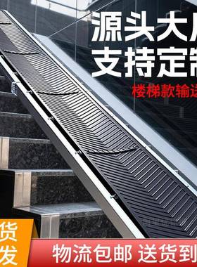 家叠用防滑折送传送楼带可装卸上ARF下运输机楼梯专用款输送机传
